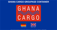Desktop Screenshot of ghana-cargo.com